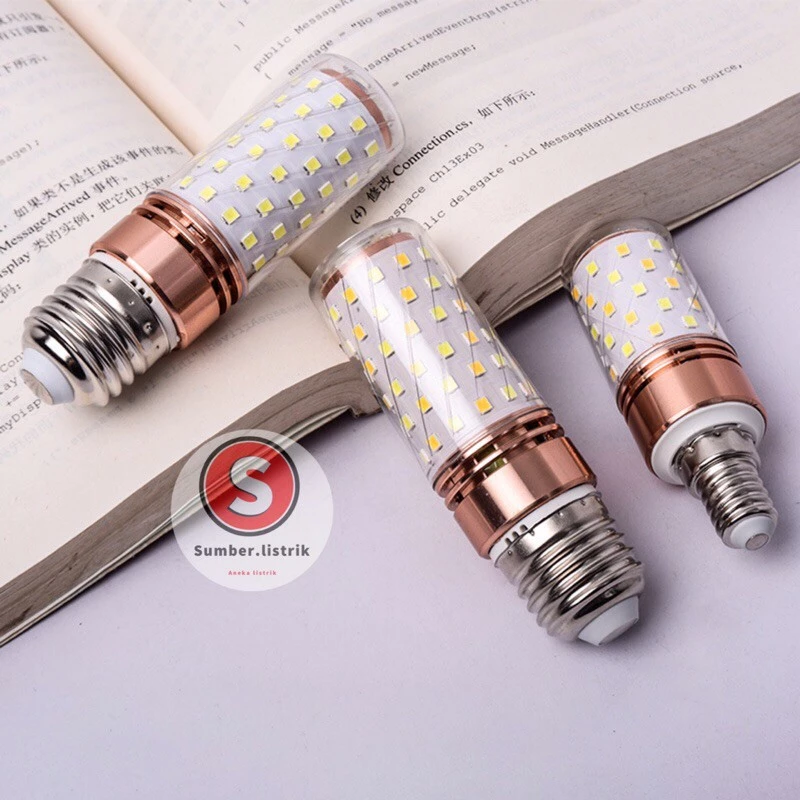 Lampu candle led e27 3warna 12w /putih+warm white+kuning/lampu lilin / 3warna/lampu hias
