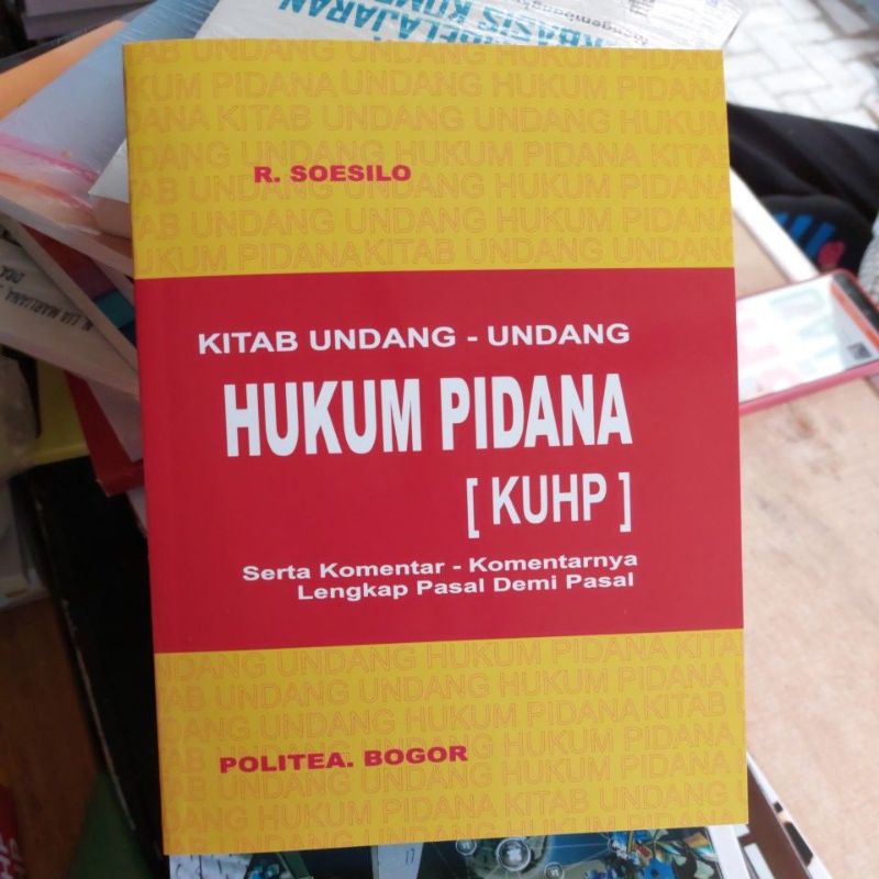 Jual KITAB UNDANG UNDANG HUKUM PIDANA (KUHP) | Shopee Indonesia