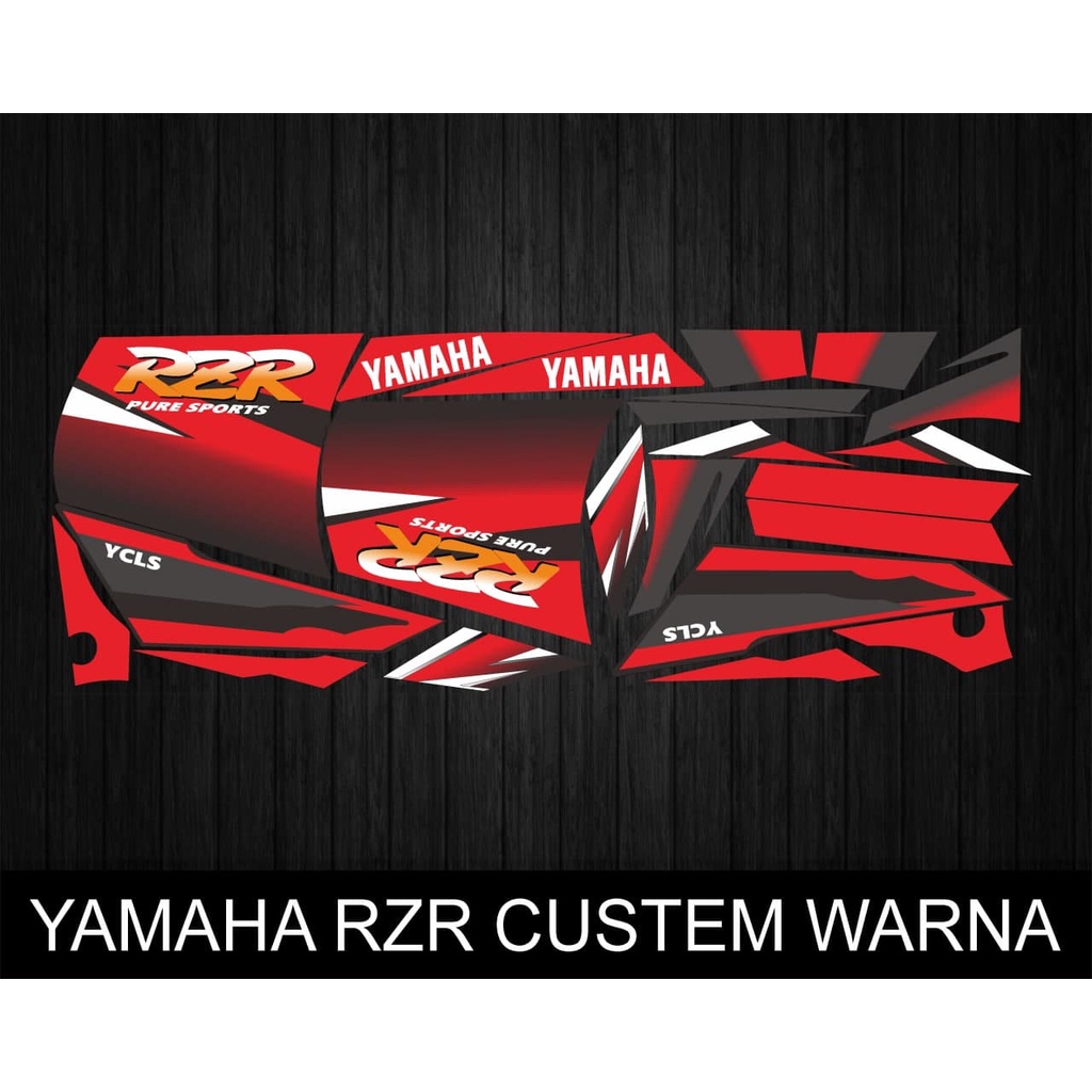 Jual STIKER STRIPING DECAL YAMAHA RZR CUSTEM WARNA | Shopee Indonesia