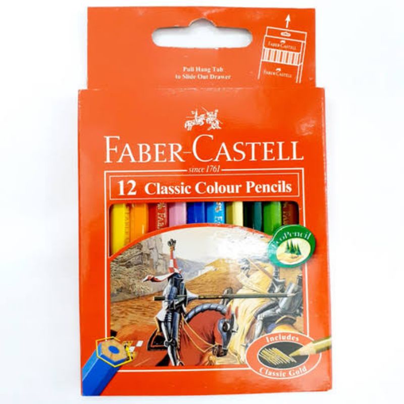 Jual Pensil Warna Faber Castell Pendek 12 Warna | Shopee Indonesia
