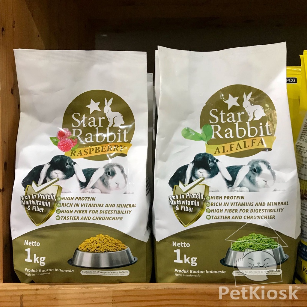 Jual Star Rabbit 1 Kg All Stage / Premium Rabbit Food / Pakan Pelet ...