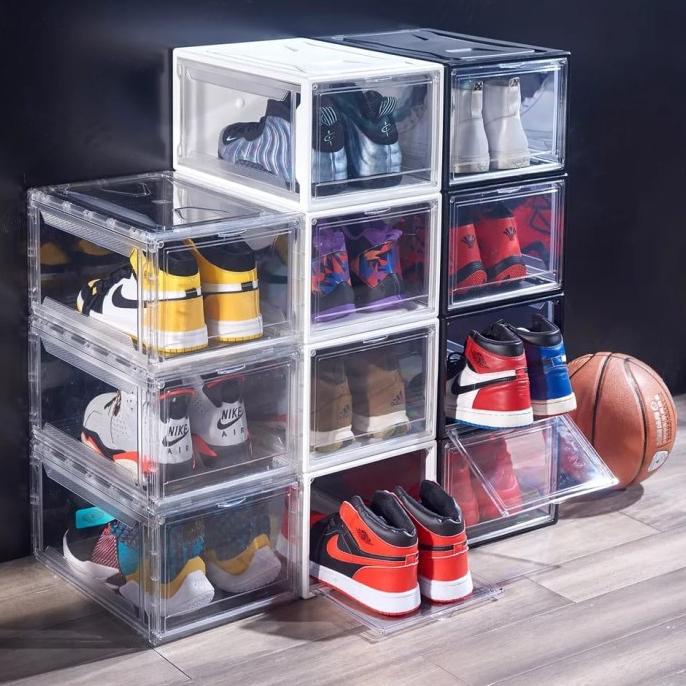Jual Kotak Sepatu Premium Shoe Box DIY 36x26x19 ORI kualitas super LE ...