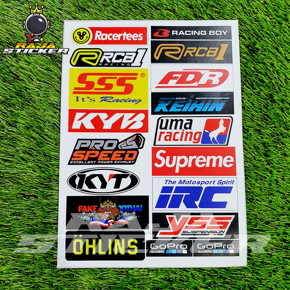 Jual STIKER Sticker Pack Motor Stiker Racing Stiker Motor Sticker Motor ...
