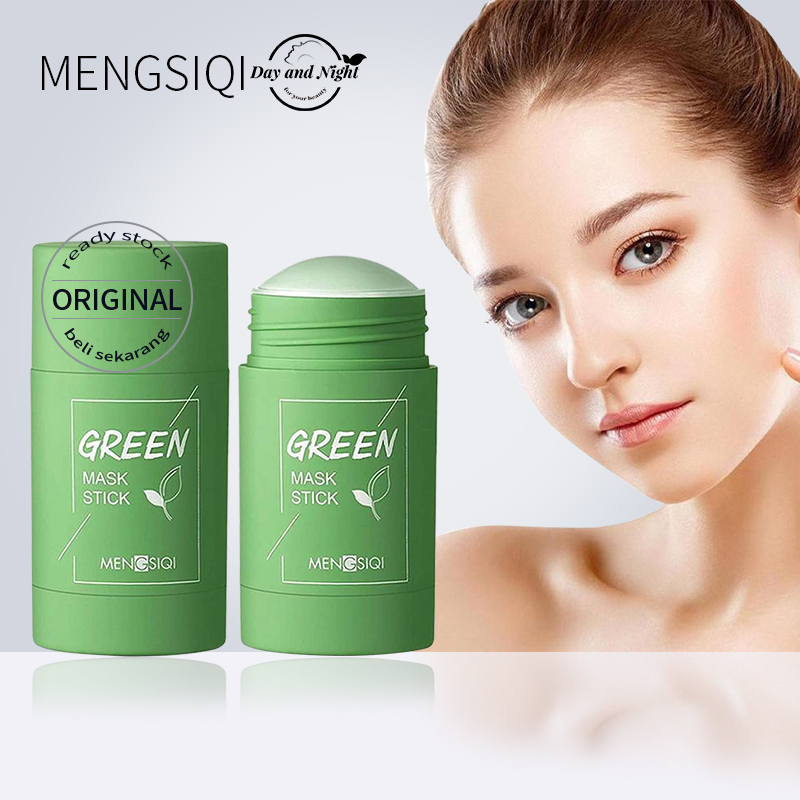 Jual MEIDIAN Green Tea Mask Cleansing Clay Stick Mask wajah Masker