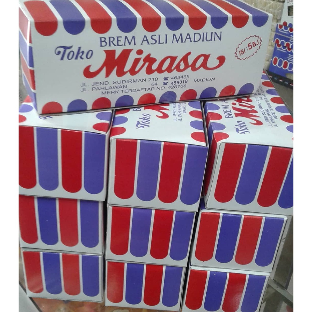 Jual Brem Madiun Mirasa Super Jumbo Isi 5batang Makanan Camilan khas ...