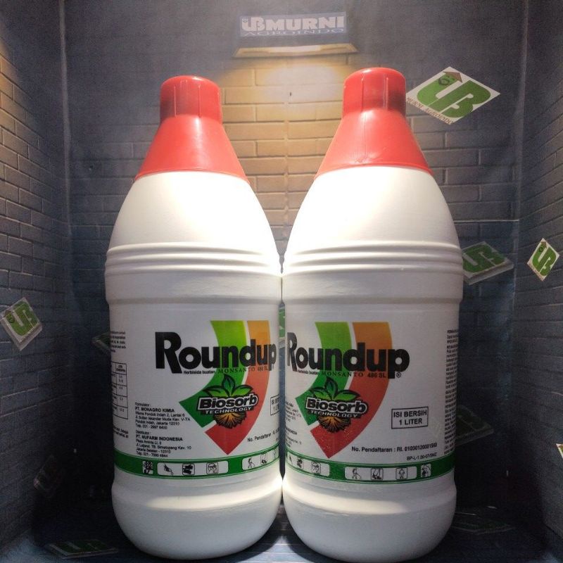 Jual Herbisida ROUNDUP 486sl 1Lt racun rumput rondap gulma | Shopee ...