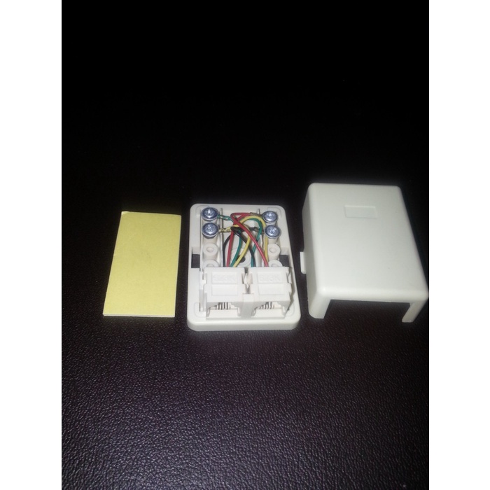 Jual 401Tfjd Roset Telepon / Rosette / Box Terminal 2 Lubang Rj-11 I71 ...