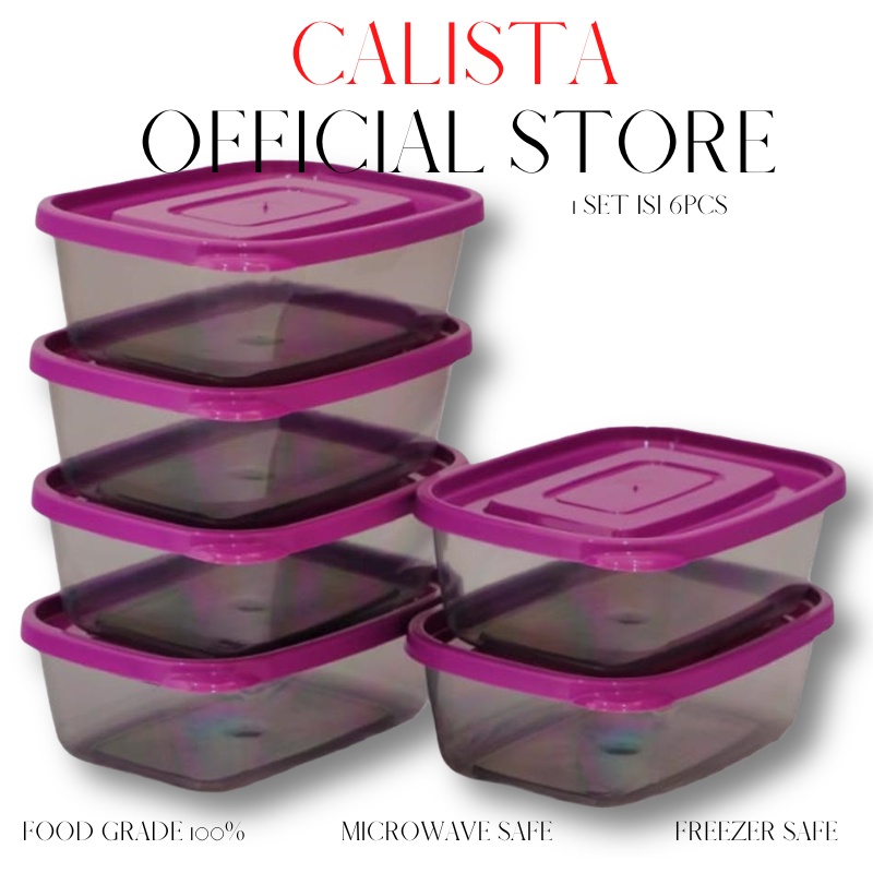 Jual Food Container Set Toples Plastik Calista Furano Smoke Pcs Tempat Kotak Box Wadah