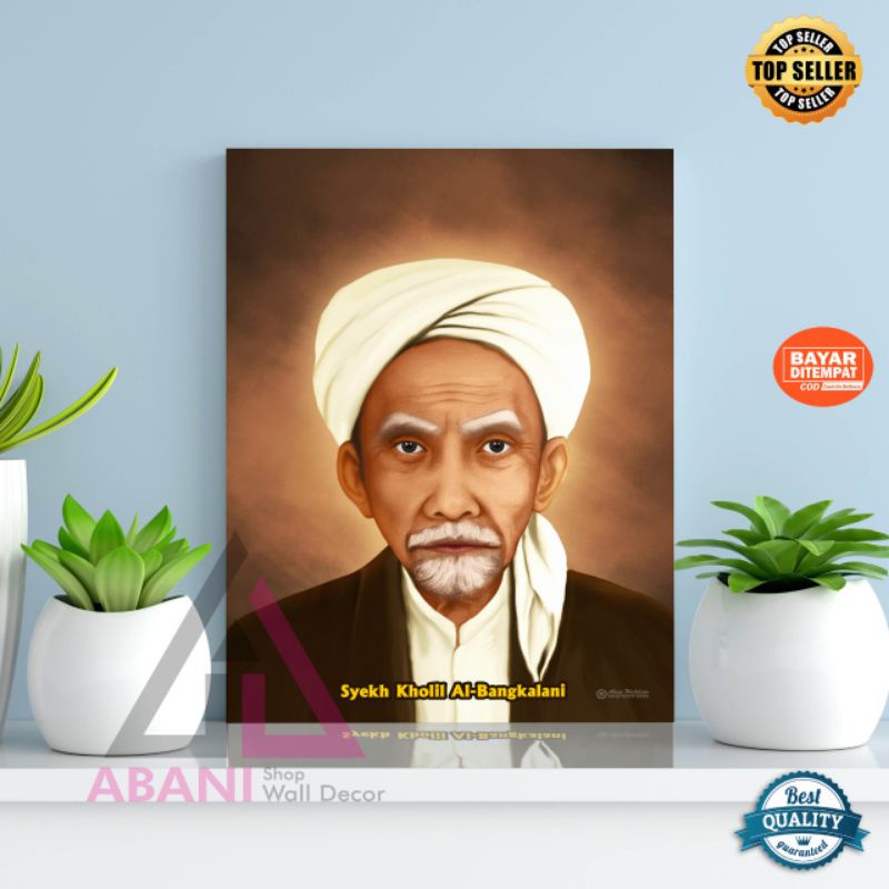 Jual Foto dan Poster Syekh Kholil Al-Bangkalani Plus Bingkai | Shopee ...
