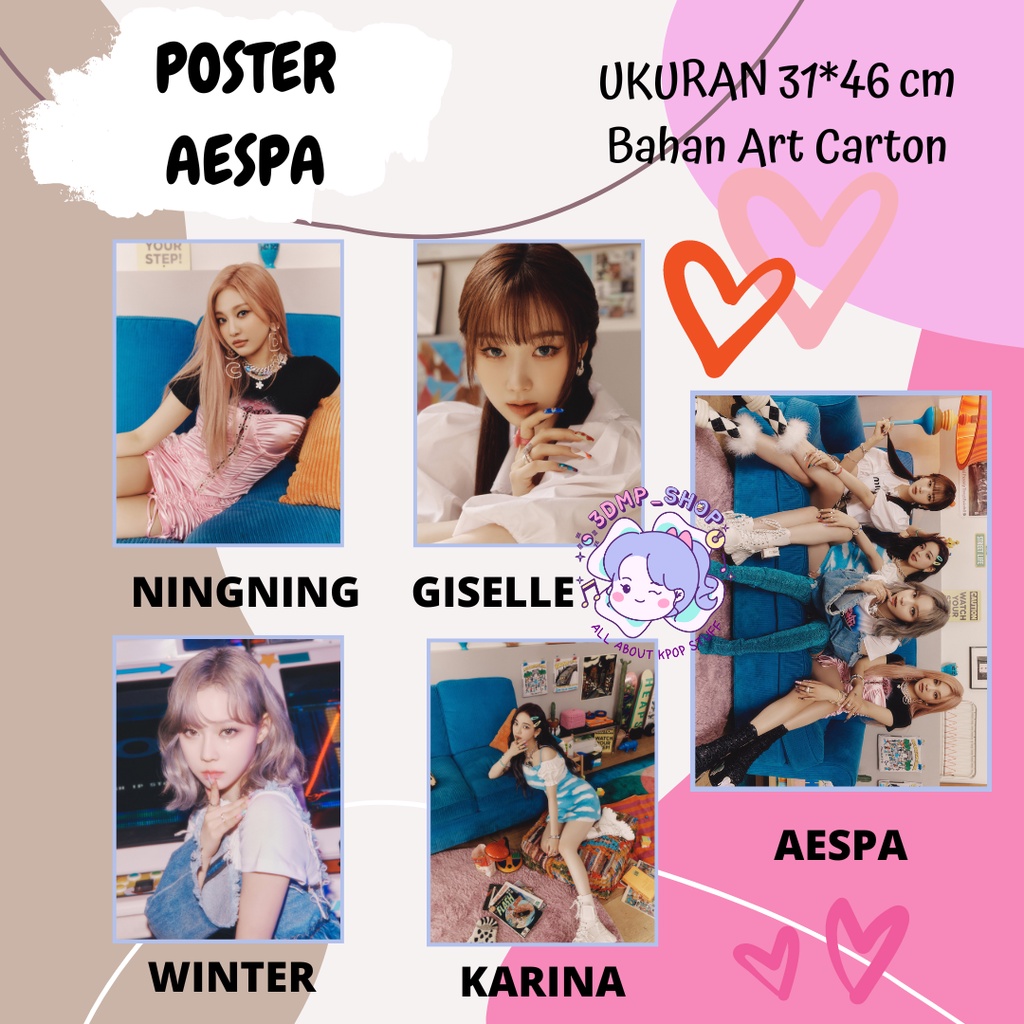 Jual POSTER AESPA Member | Shopee Indonesia