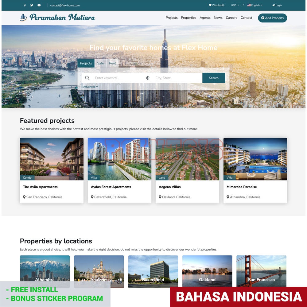 Source Code Website Penjualan Rumah Properti Perumahan Lengkap Laravel
