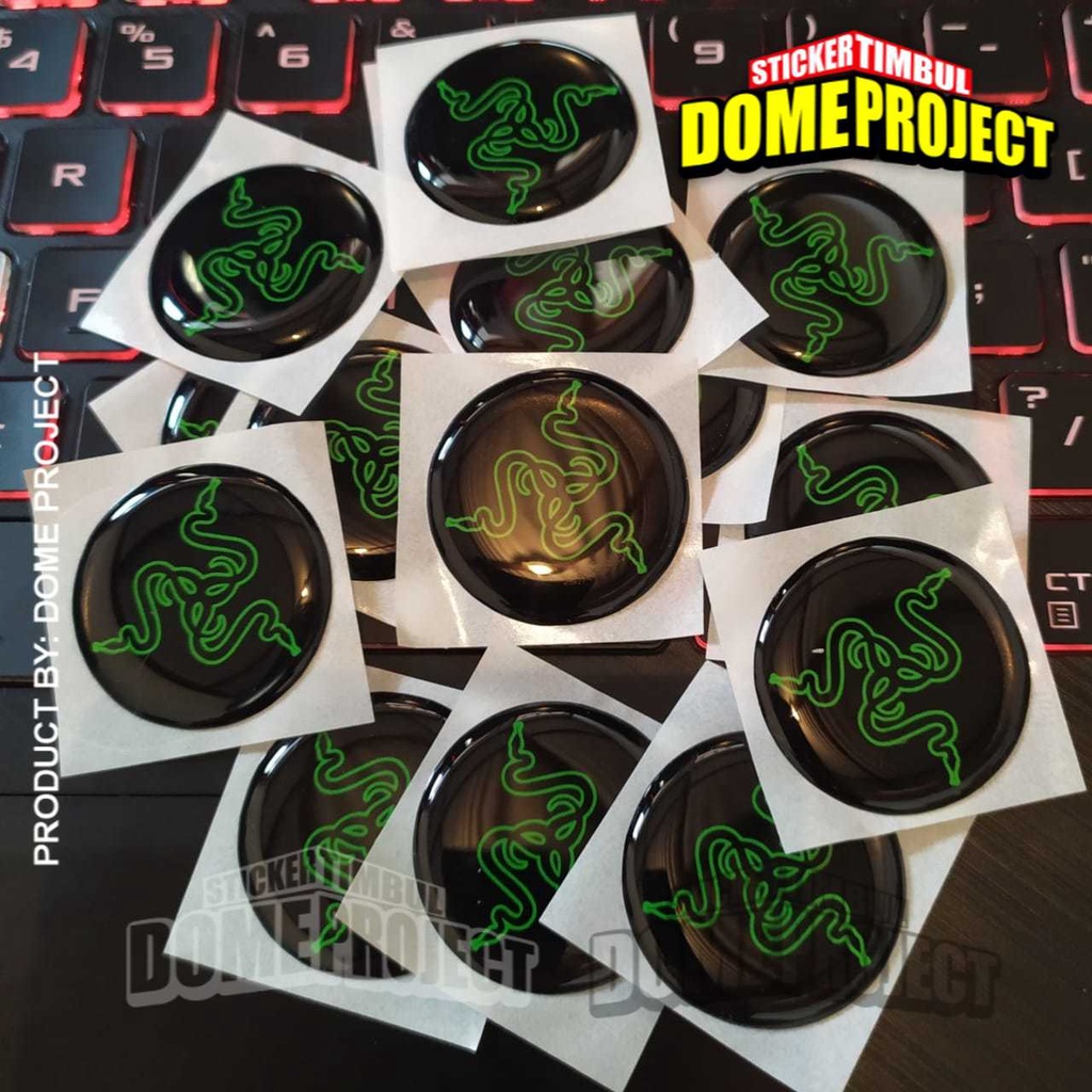 Jual STIKER TIMBUL LOGO RAZER STIKER KOMPUTER STIKER PC GAMING ...
