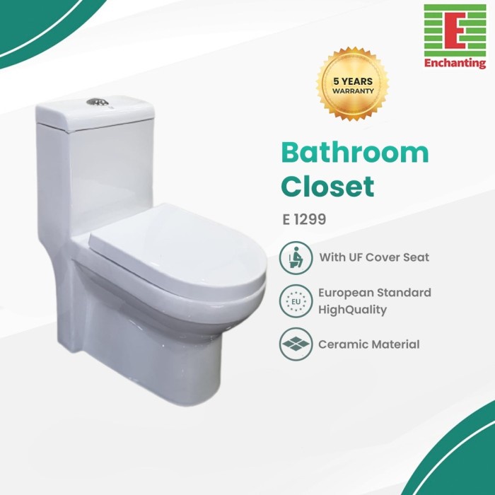 Toilet / Kloset Duduk Europe Enchanting E1299 - UF Soft Cover