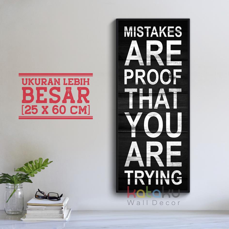 Jual Poster Kayu Quotes Motivasi Hiasan Dinding Rustic Sign Wall Decor