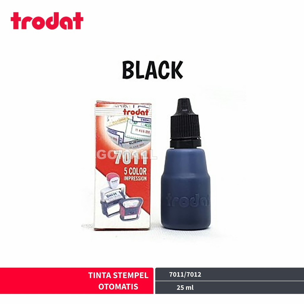 Jual Stamp Pad Ink / Refill Tinta Stempel Trodat 7011 25 ml Shopee