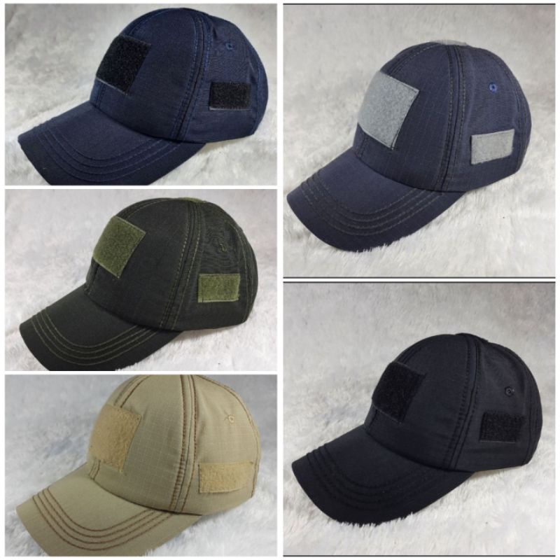 Jual TOPI TAKTICAL VELCRO PEREKAT RIPSTOP OUTDOOR TOPI LAPANGAN TOPI ...