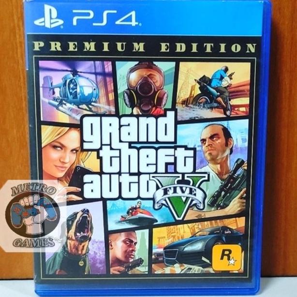 Jual COD GTA V PS4 Kaset Grand Theft Auto 5 GTA Five Lima CD BD Game PS ...