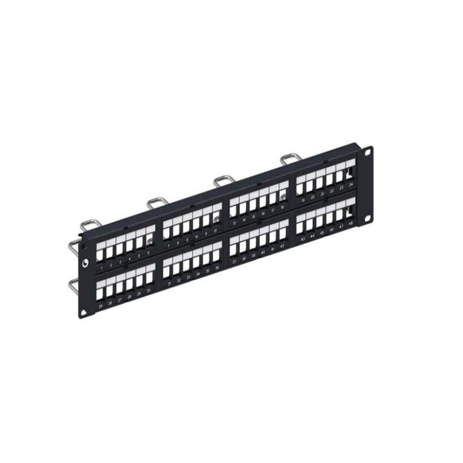 Jual AMP COMMSCOPE Discrete Blank Patch Panel+ Modular Jack 48 port ...