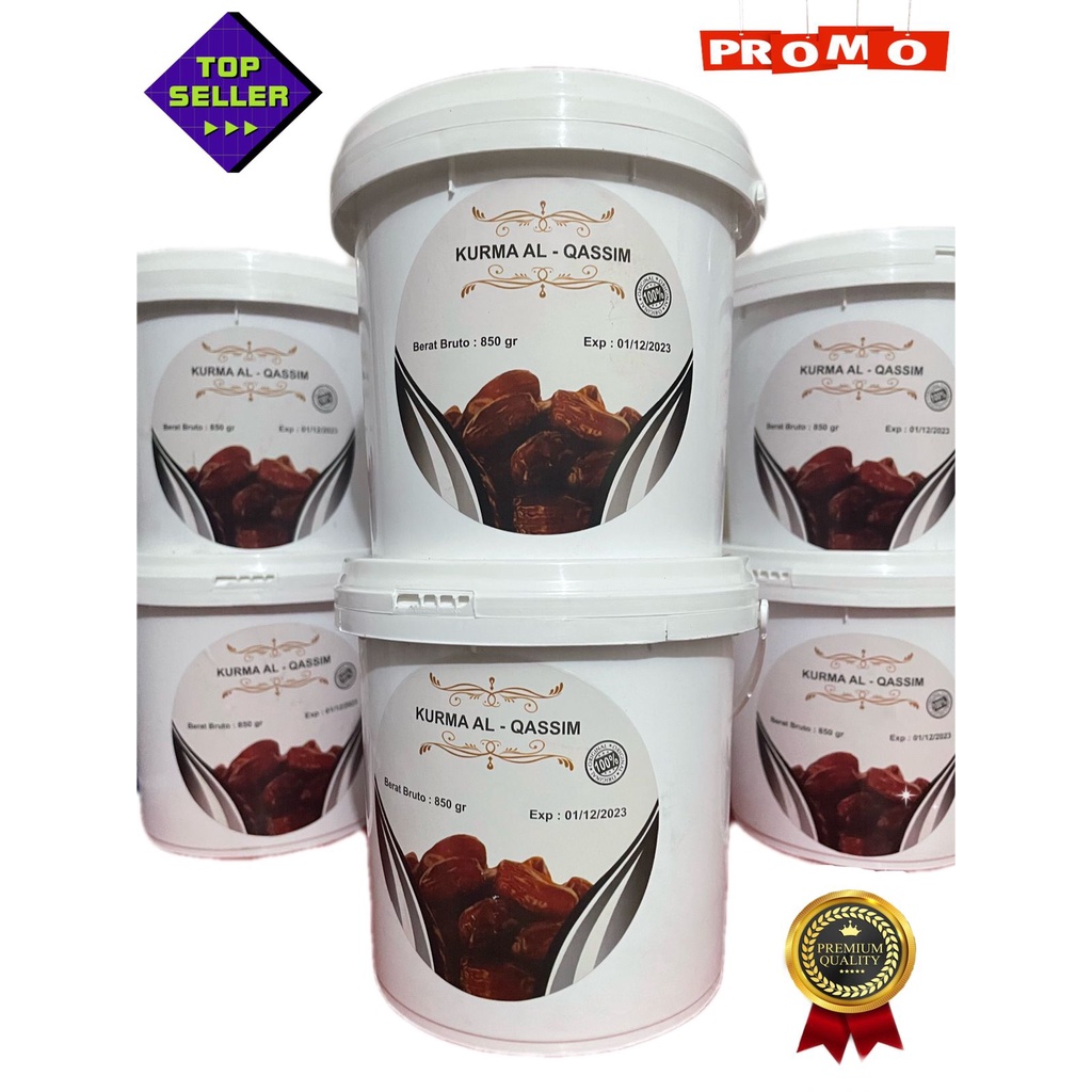 Jual Premium Kurma Kemasan Ember Al Qassim Qasim Asli Original Kurma Viral Queen Of Dates 850 2547