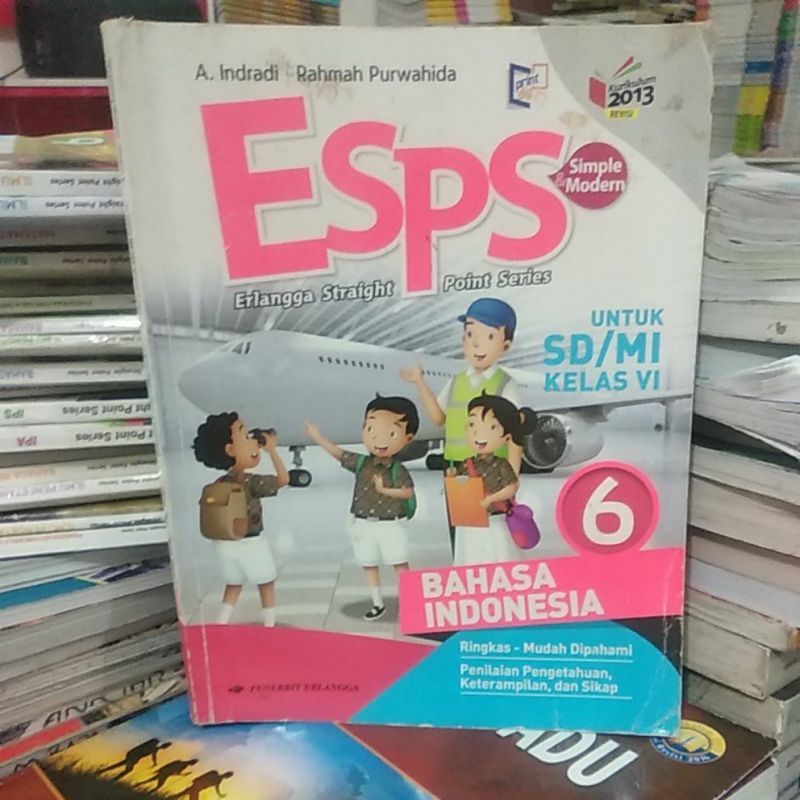 Jual Buku Esps Bahasa Indonesia SD /Mi Kelas 6 Penerbit Erlangga ...