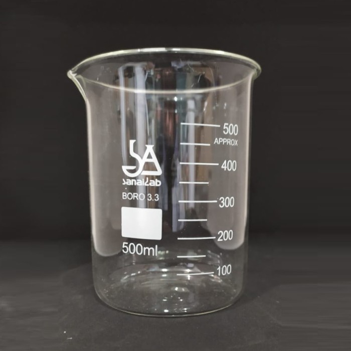 Jual Beaker Glass 1000 Ml Gelas Kimia Gelas Piala Beker Glass Low Form Shopee Indonesia 0098