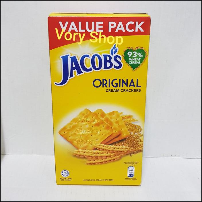 Jual Jacob S Cream Cracker Original Biskuit Gandum G Shopee Indonesia