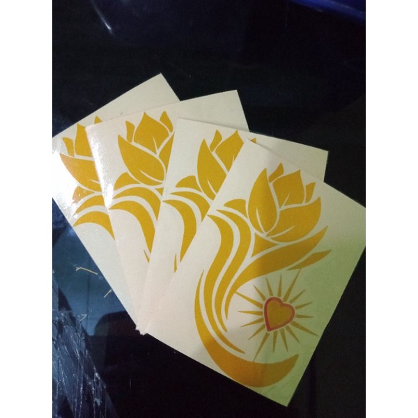 Jual Stiker Logo Psht Satu Abad Reflektif Stiker Terate Emas Psht Stiker Psht Menyala Saat