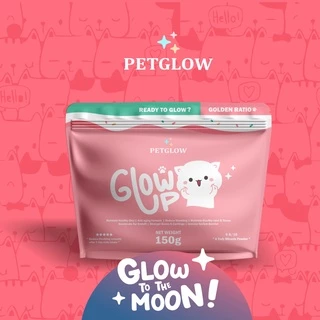 Glow Up by Petglow with Korean Collagen Biotin Zinc Vitamin Kolagen Kucing Powder Vitamin Bulu Kucing Anti Rontok Lebat dan Panjang Halus Kucing Kitten
