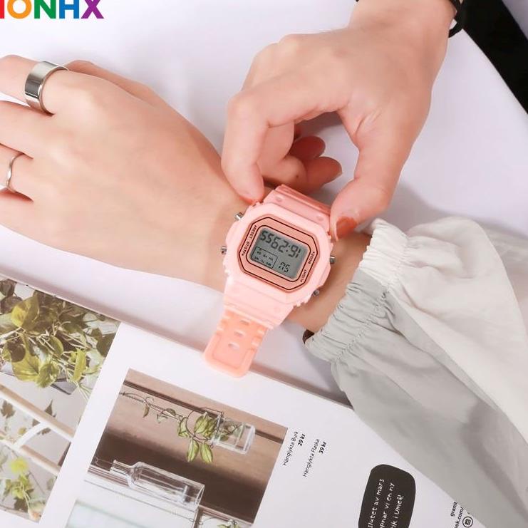 Jual Produk Keren KMKF7 HONHX 576 Jam Tangan Remaja Digital Rubber WKSBY 72 Best Seller