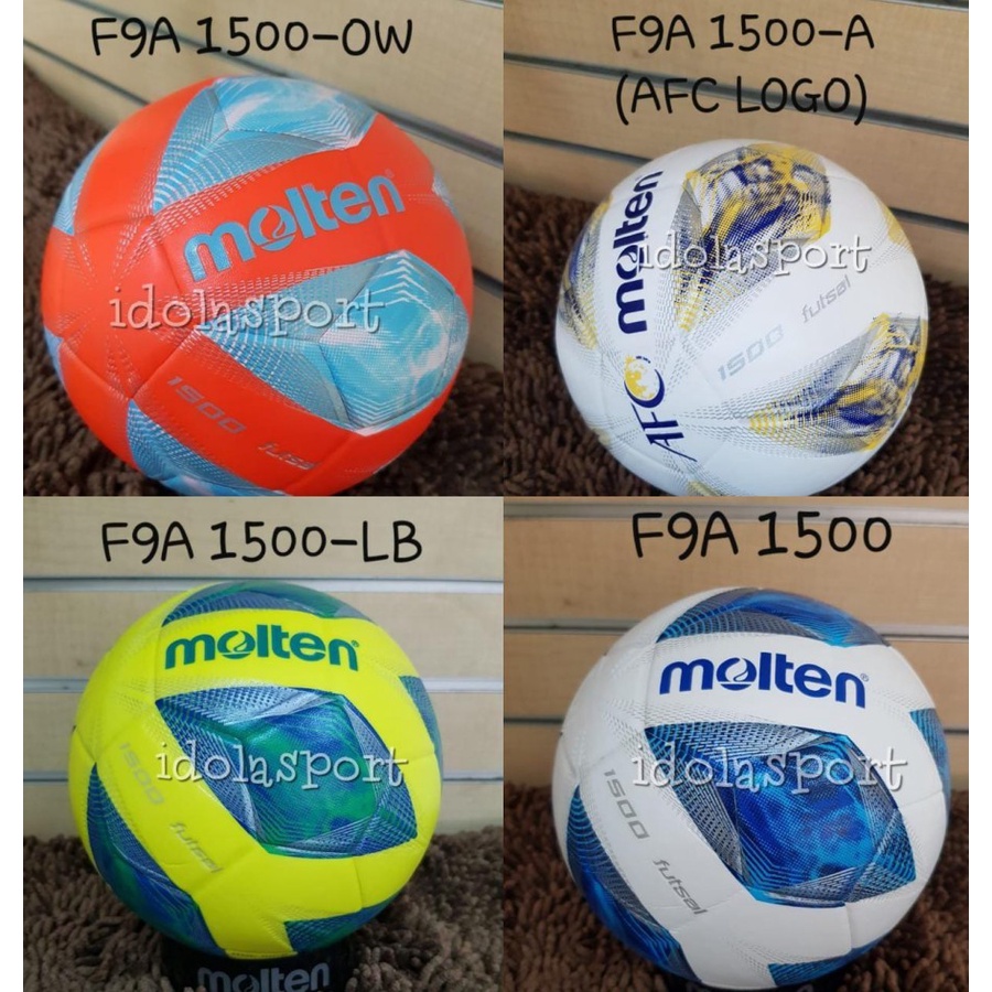 Jual Bola Futsal Molten Original + Pompa Besi | Shopee Indonesia