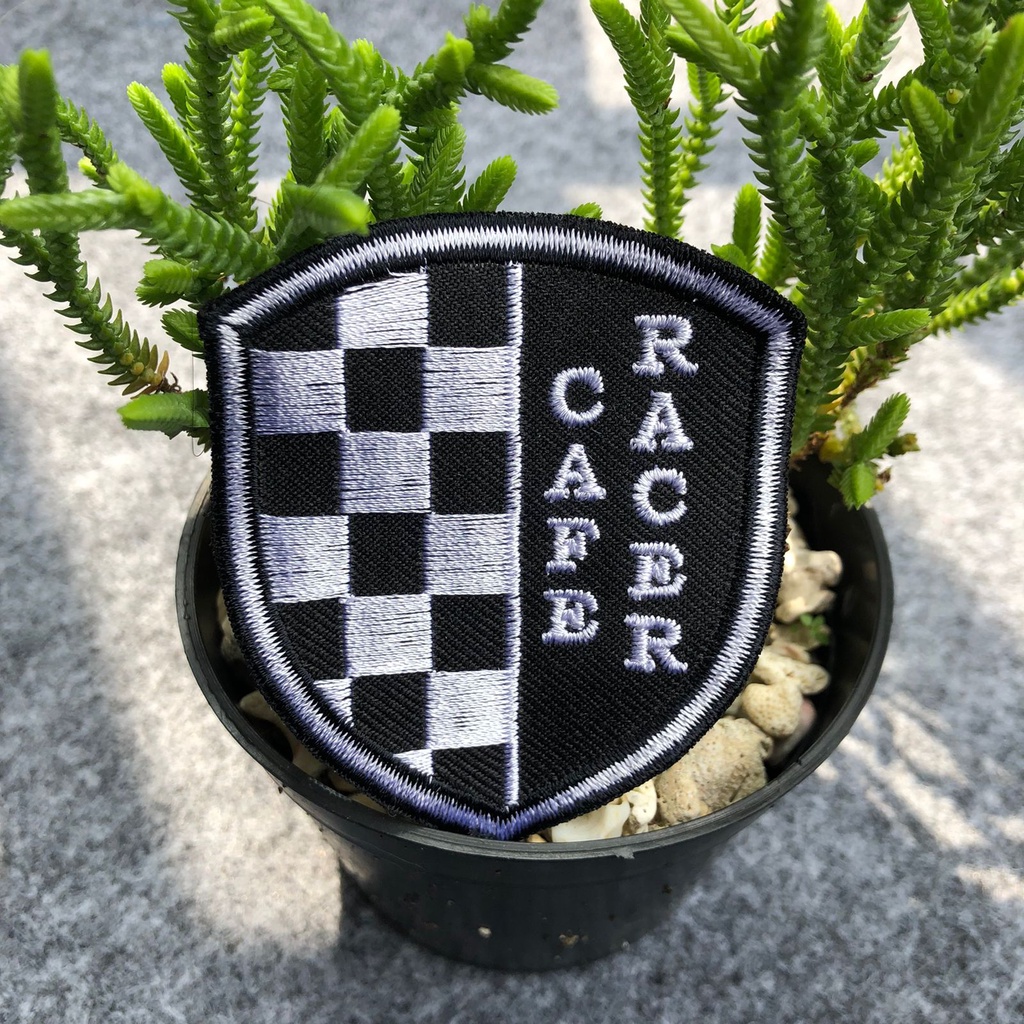 Jual Patch Caferacer Shield racer Racing Classic bike Aksesoris untuk ...