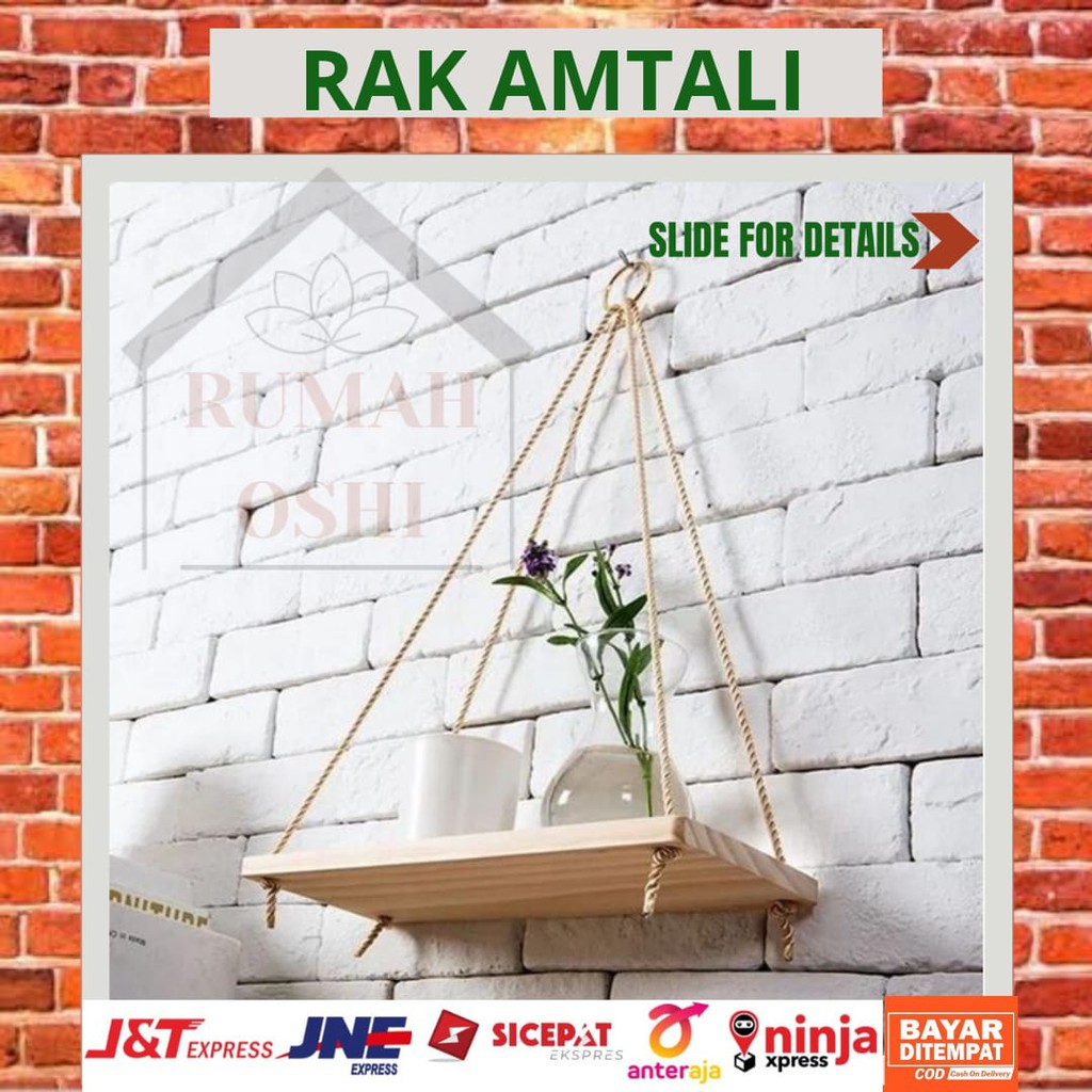 Jual Hambalan Dinding Tali | Rak Gantung Serbaguna | Ambalan Rak ...