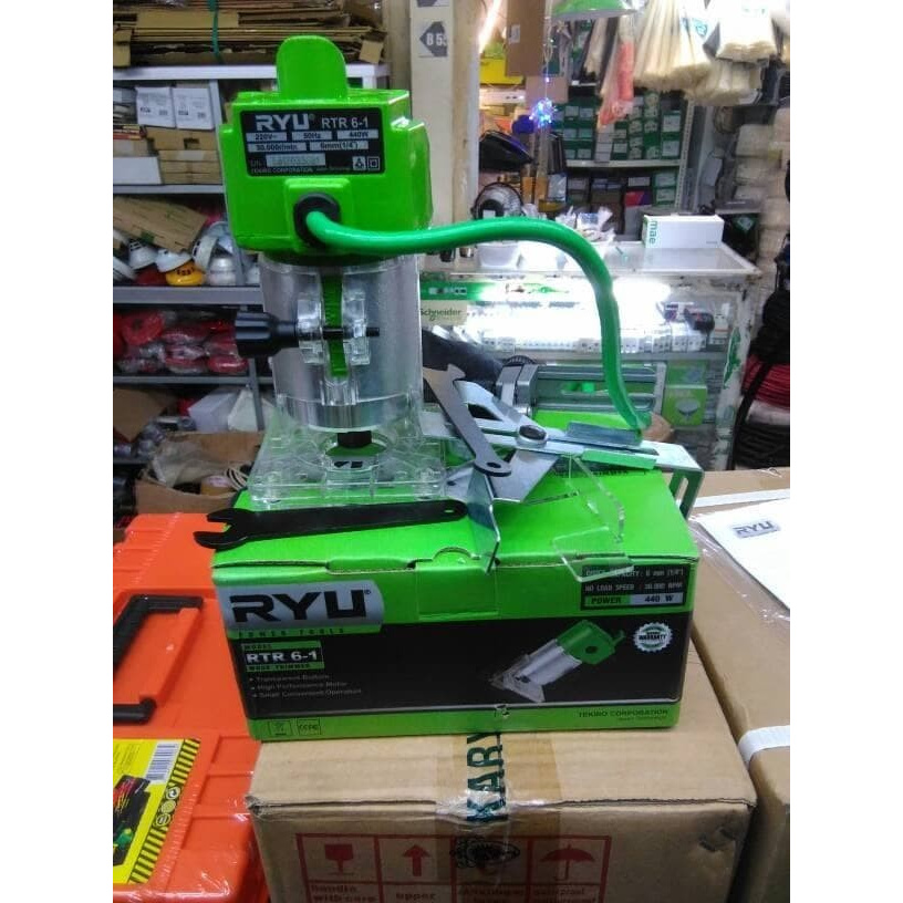 Jual MESIN ROUTER RYU RTR 6-1 / TRIMMER RYU RTR 6-1 / MESIN PROFIL RYU ...