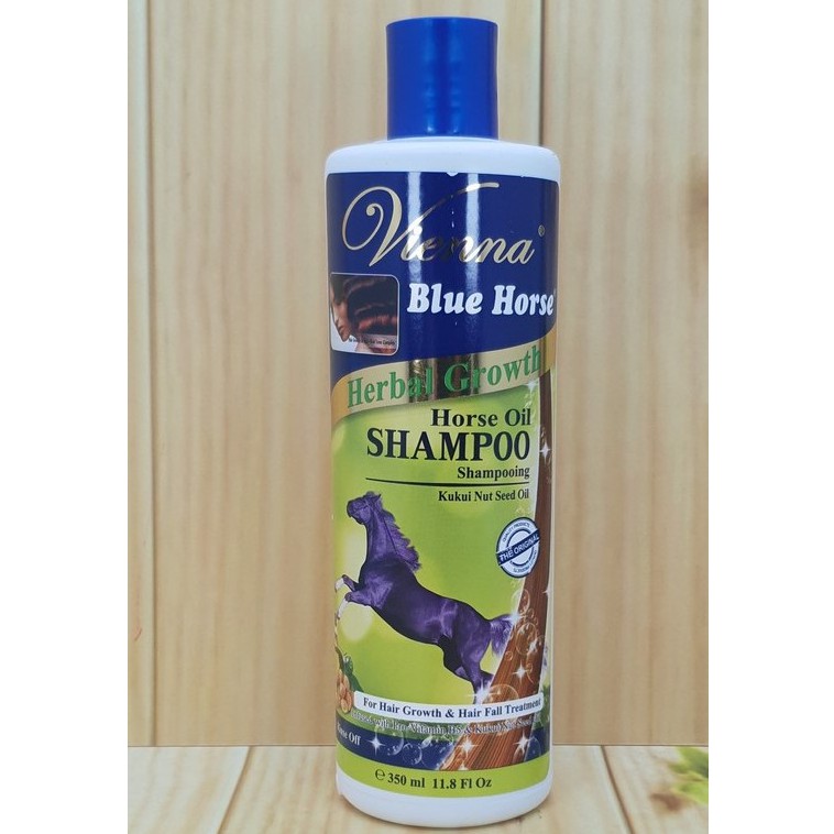 Jual Vienna Blue Horse Shampoo Kuda Herbal Growth 350 ml Shopee Indonesia