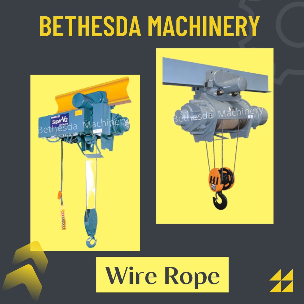 Jual Electric Wire Rope Hoist 1 Ton x 6 Meter Hitachi V Series | Shopee ...