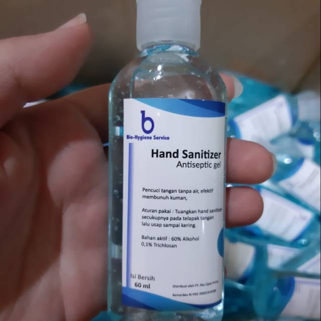 Jual hand sanitizer anti septic gel 60ml | Shopee Indonesia