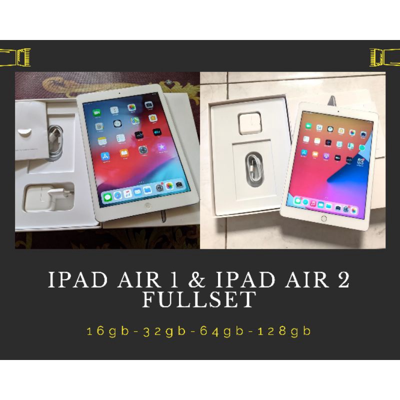 Jual Ipad Air 1 & 2 Fullset Bergaransi | Shopee Indonesia