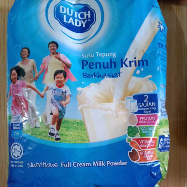 Jual Susu Dutch Lady Tepung Penuh Krim Shopee Indonesia