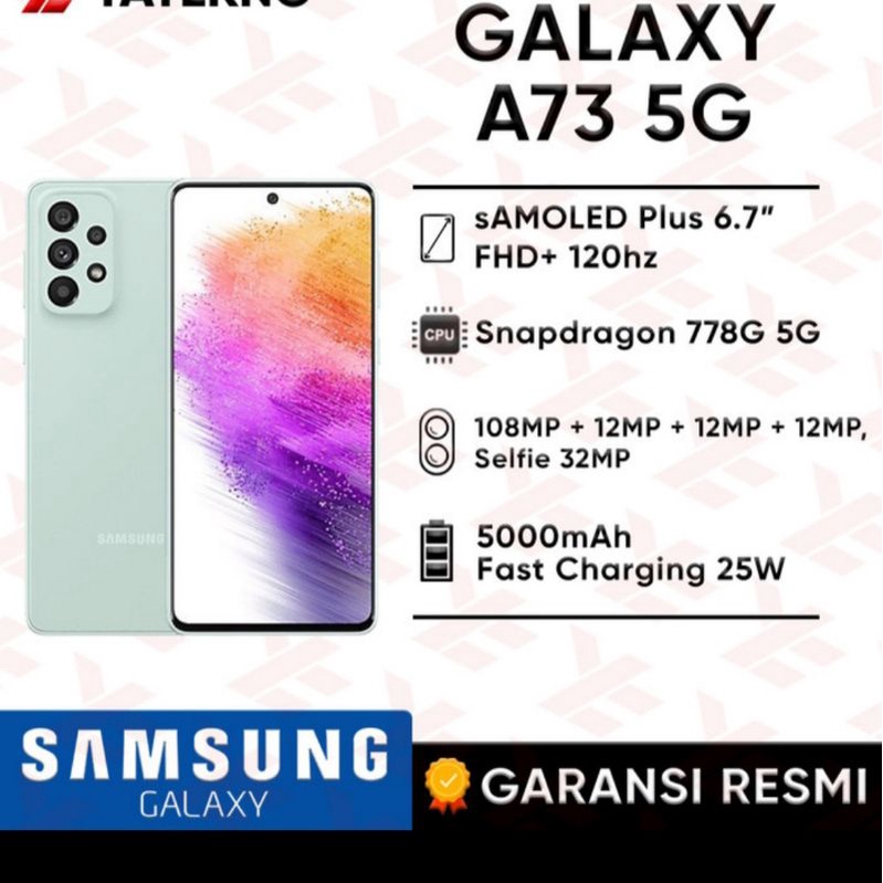 Jual Samsung Galaxy A73 5GB 6/128Gb, Garansi Resmi Grey | Shopee Indonesia