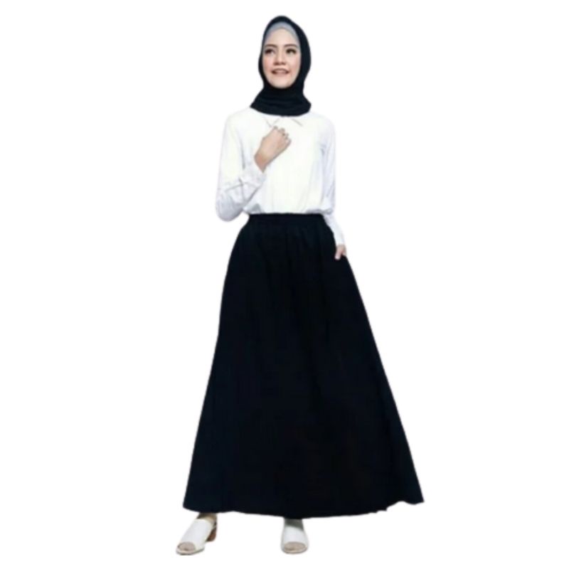 Jual ROK KERJA MODEL A LINE MAXI SIZE S - 8L (PREMIUM QUALITY) | Shopee ...