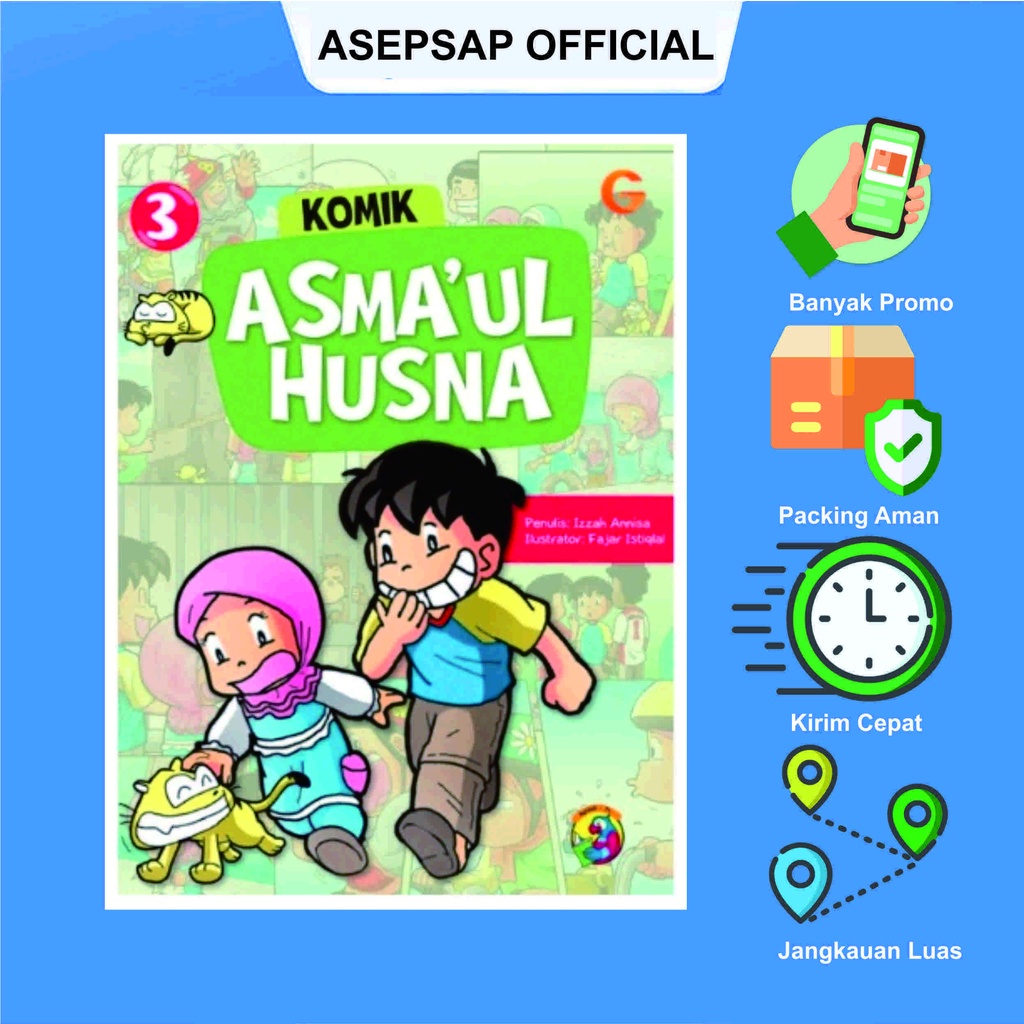 Jual Seri Komik Asmaul Husna 3 Gema Insni Shopee Indonesia