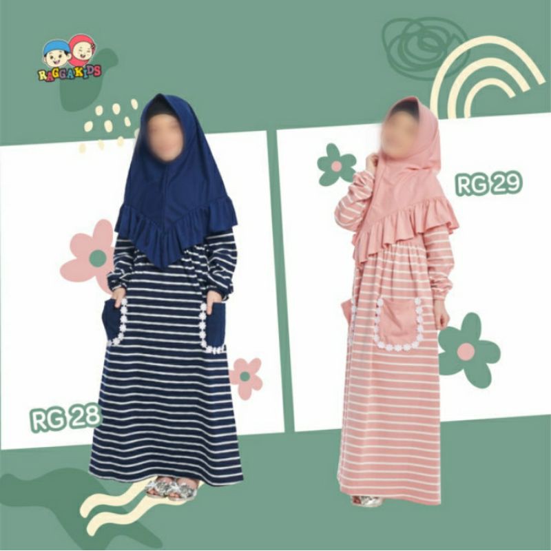 Cardinal Kids Girl Stripe Gamis Anak Perempuan main image 0