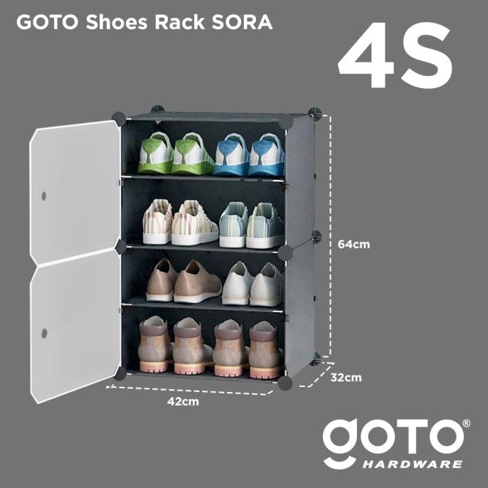 Jual Goto Sora Shoe Rack Rak Lemari Sepatu Tingkat Susun Portable Serbaguna Shopee Indonesia