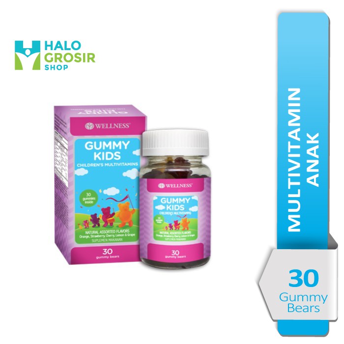 Jual Wellness Gummy Kids Suplemen Untuk Anak - 30 Gummy Bears
