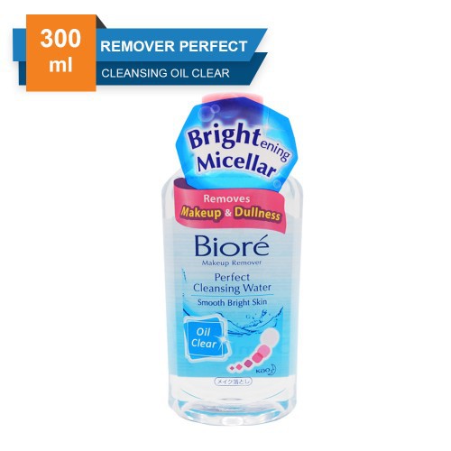 Jual Biore Makeup Remover Perfect Cleansing Water Oil Clear 300 ml