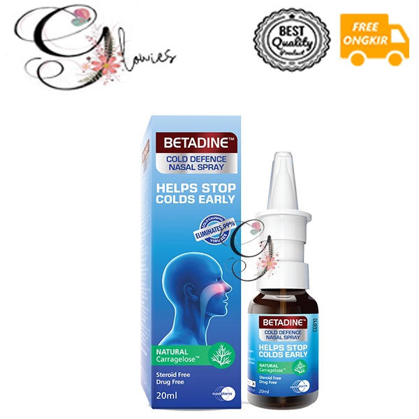 Jual Betadine Cold Defence Nasal Spray Adult 20ml Shopee Indonesia