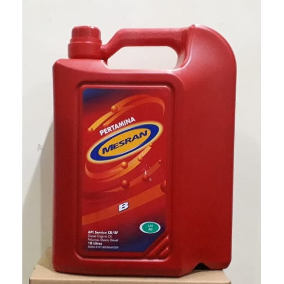 Jual Mesran B40 Sae 40 Diesel 10 Liter Pertamina (Dijamin Asli ...