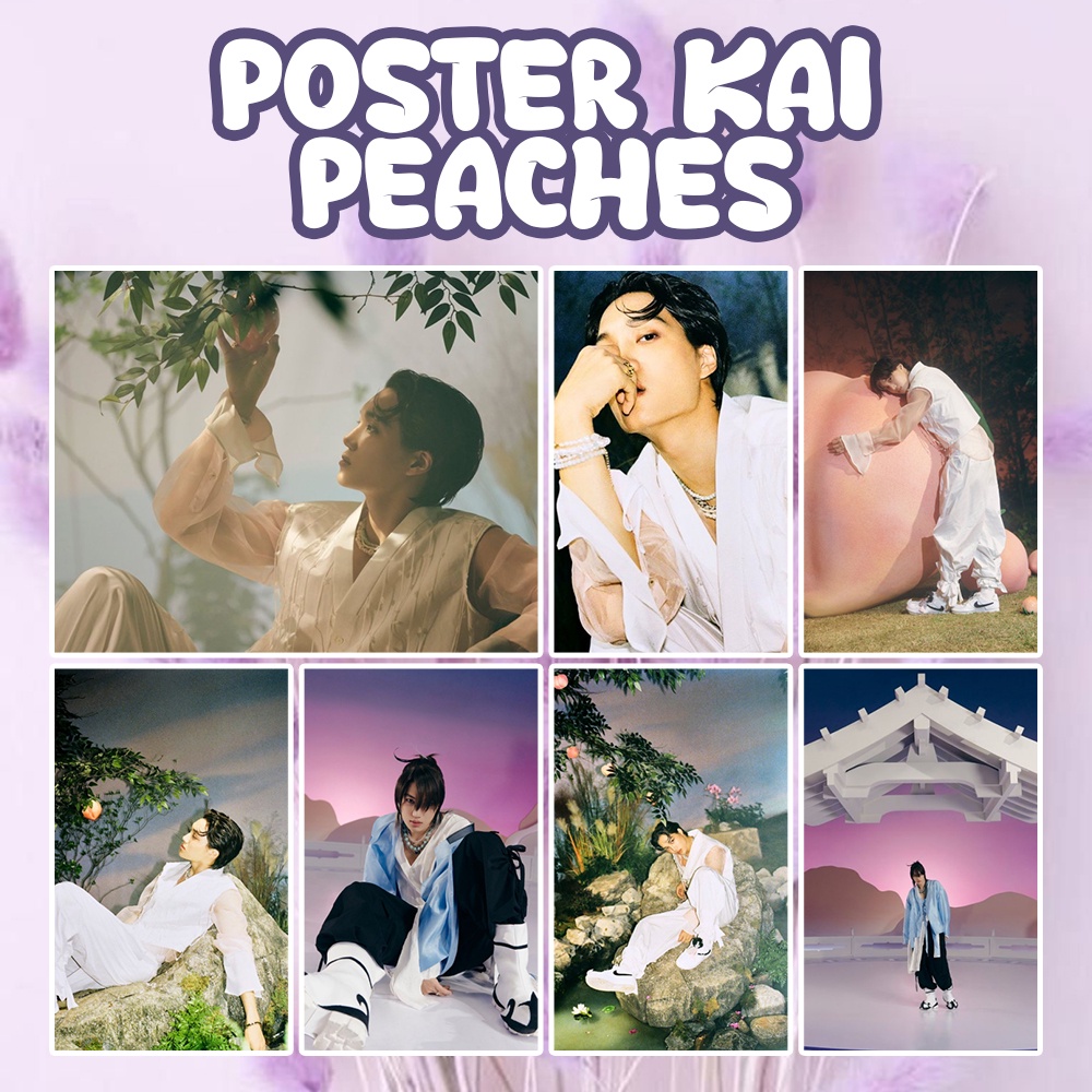 Jual [BEBAS PILIH] Poster EXO KAI PEACHES - Poster Kpop A4 A5 A6 Murah ...