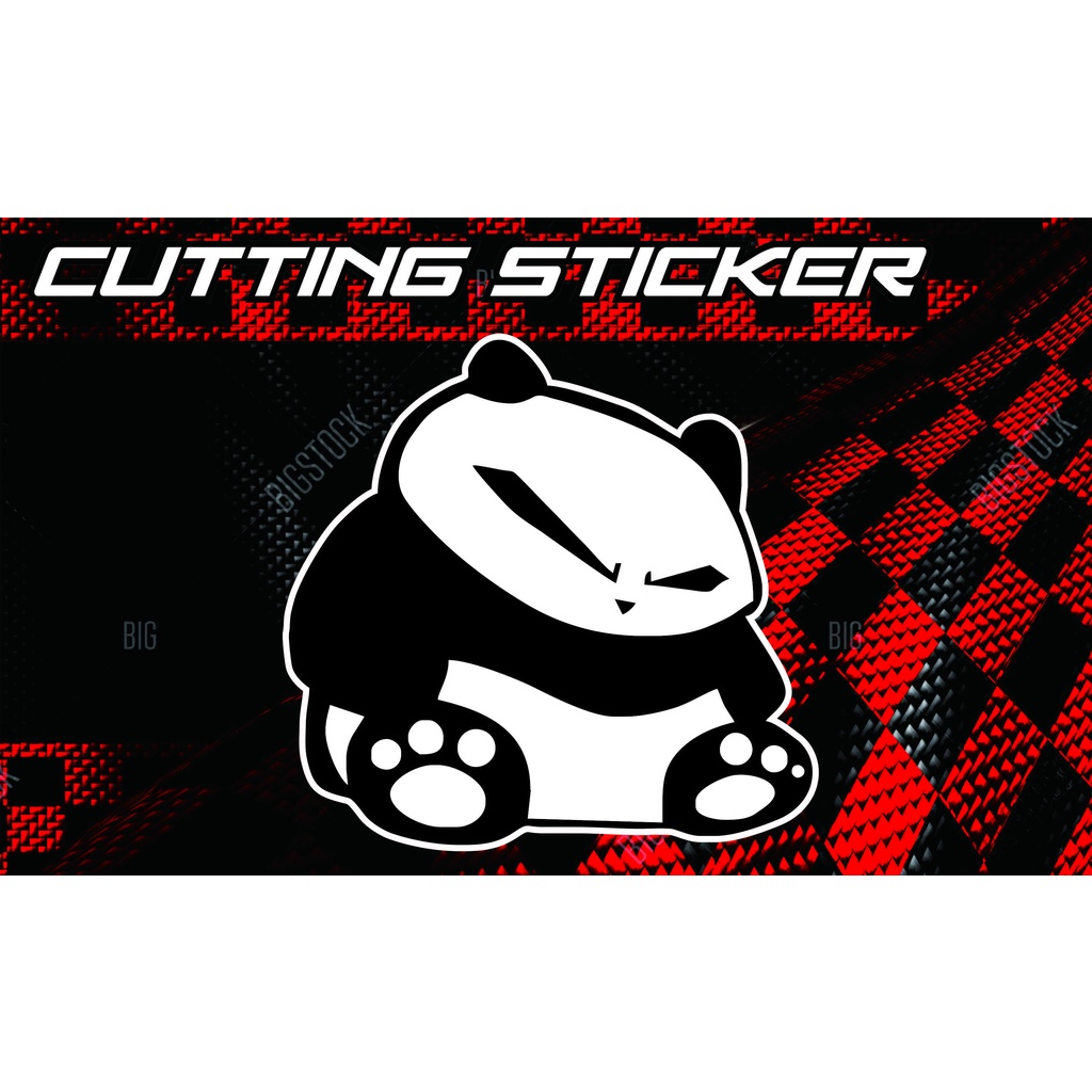Jual CUTTING STICKER - CUTTING STIKER PANDA | Shopee Indonesia