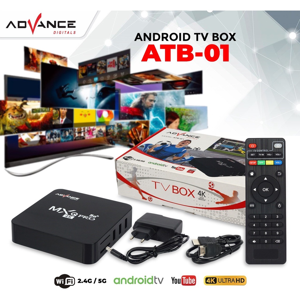 Jual Advance ANDROID TV BOX ATB01 MERUBAH TV BIASA JADI ANDROID SMART ...